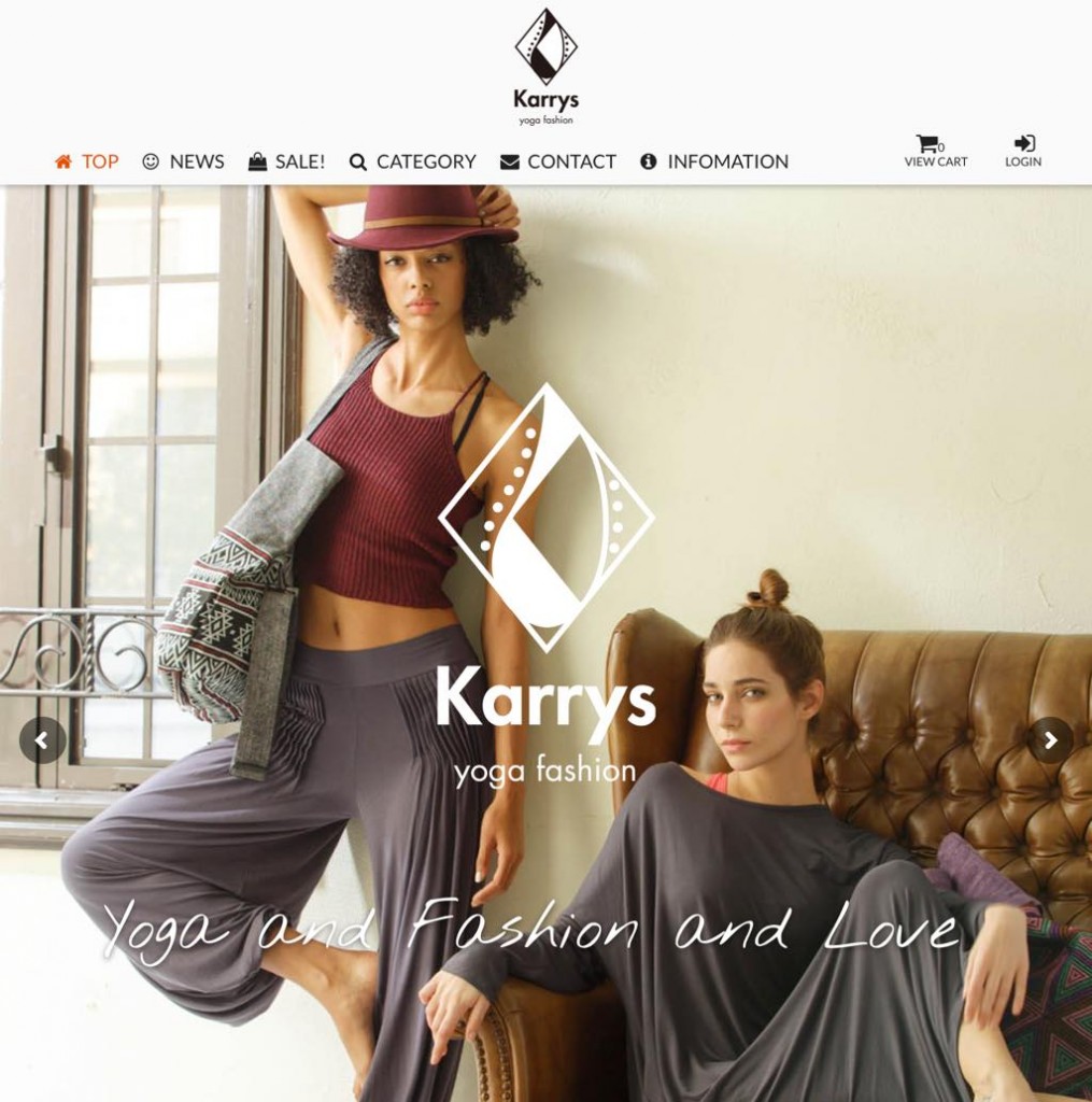 Karrys Yoga Fashion お洒落なヨガファッション オンラインショップ Karrys Yoga Fashion お洒落なヨガファッション オンラインショップ