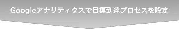 Googleアナリティクスで目標到達プロセスを設定