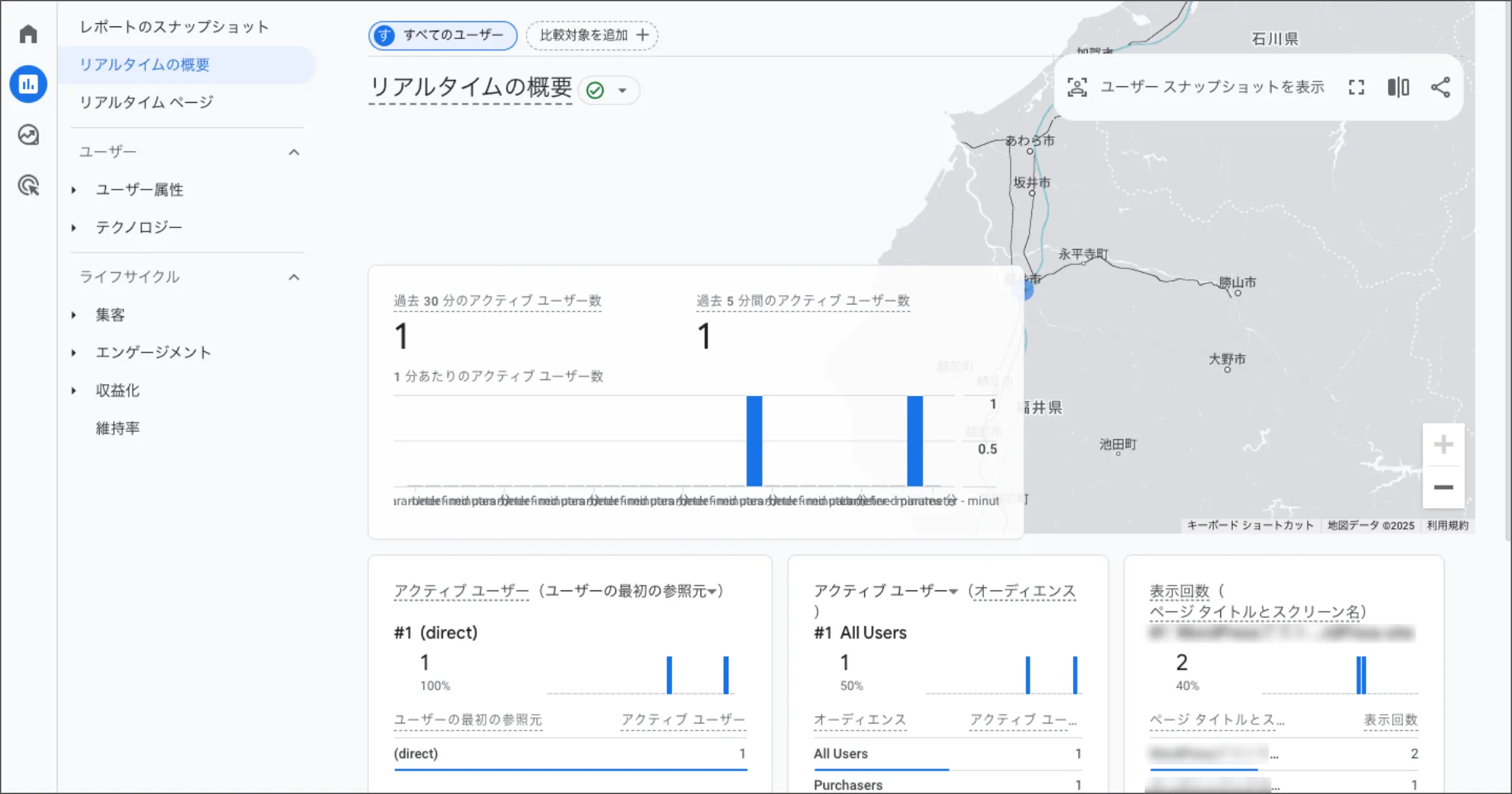 リアルタイムレポート